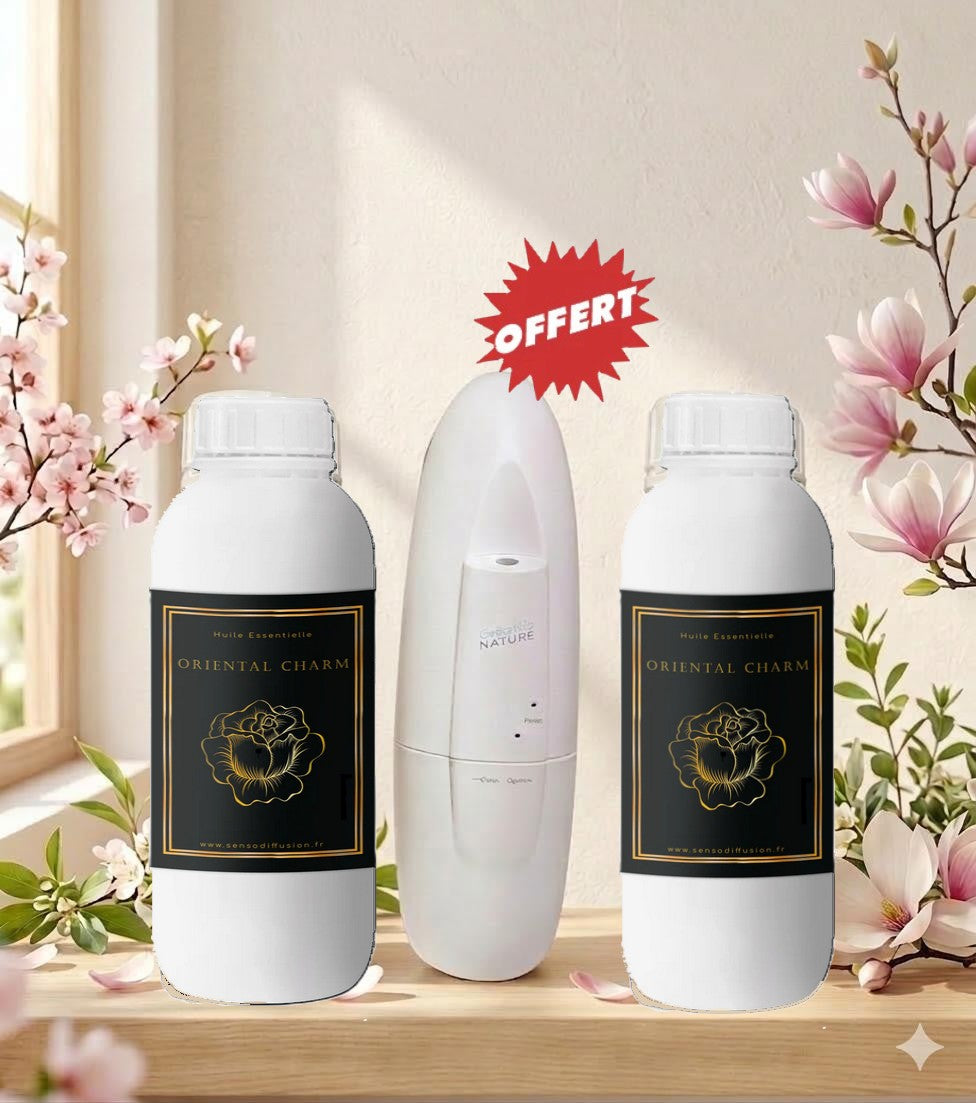 OFFRE DE PRINTEMPS : 1L d'huile essentielle achetée, on vous offre <p><u>le diffuseur SENSO 20 ! (d'une valeur de 70€)</u></p>