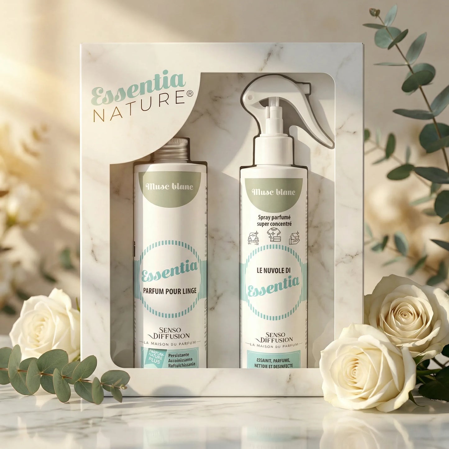Coffret Musc Blanc + Spray 250ml