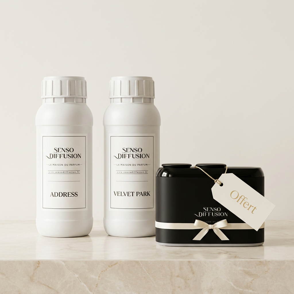 Pack 1L d'Huiles Essentielles + Diffuseur SENSO office Offert